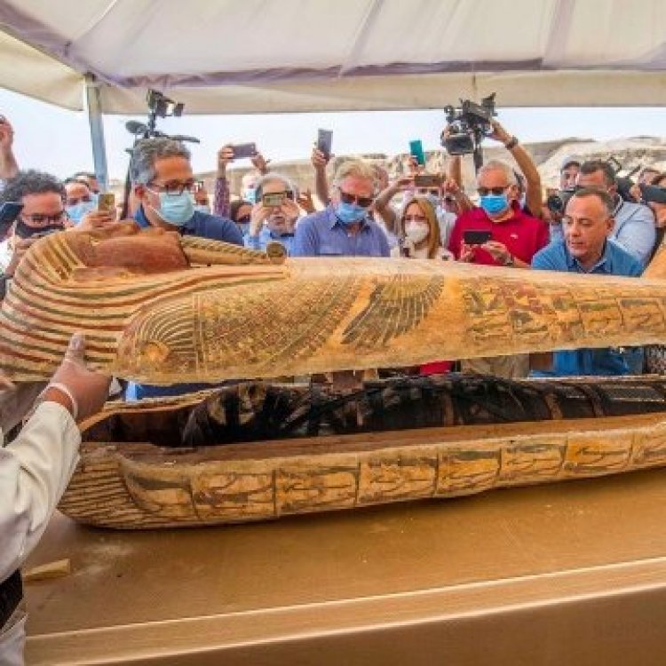 Archaeologist Unleash Live Video of Crack opening Ancient Egyptian 2,500 Year Old Mummified Coffins