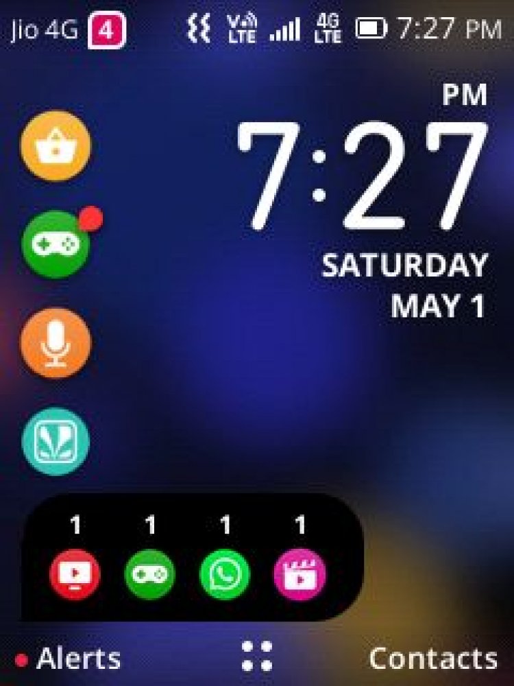 How to change Homescreen In Jio Phone Without OmniSD ? Theme Change In Jio Phone