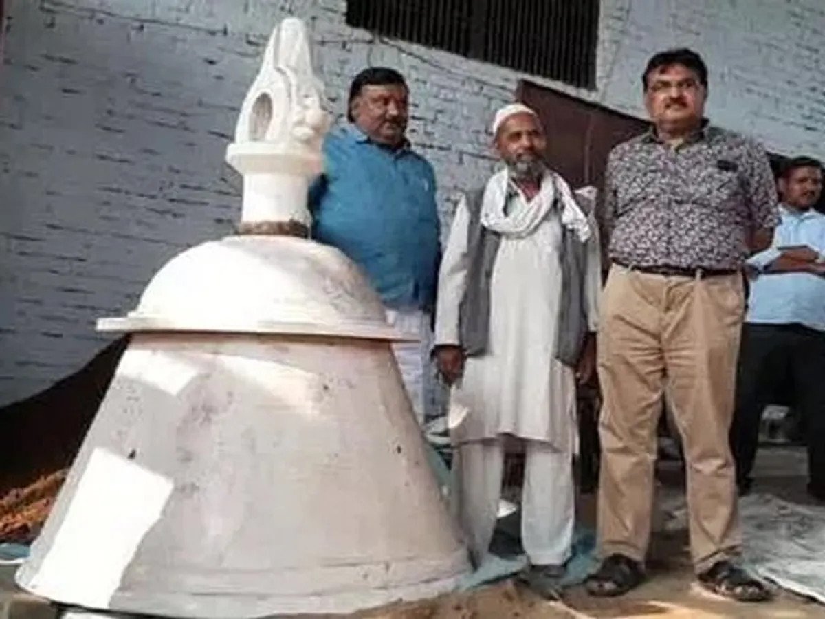 2100 Kg bell for Ram Mandir Crafted By A Muslim Craftsman, IQBAL, In Jalesar In ETAH District