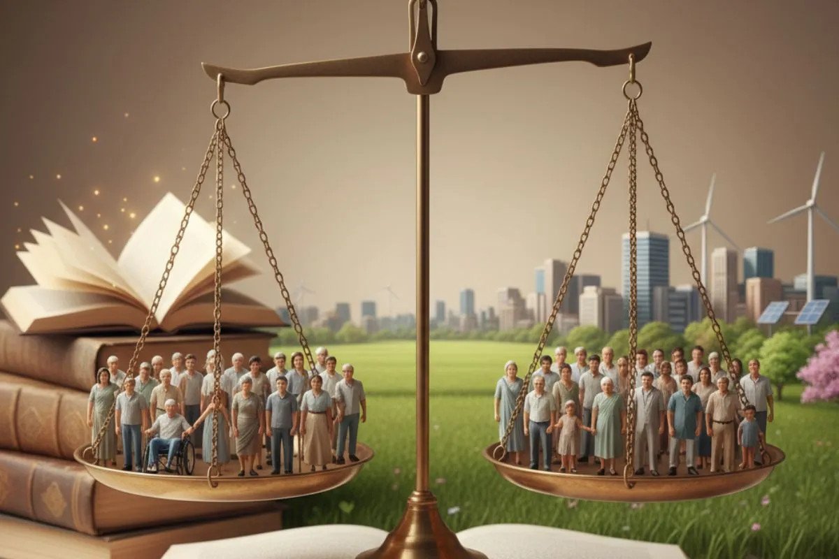 The Political Problem Of The Mankind Is To Combine Three Things:  Economic Efficiency, Social Justice And Individual Liberty