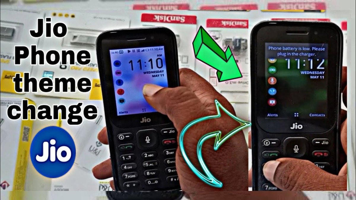 How to change Homescreen In Jio Phone Without OmniSD ? Theme Change In Jio Phone