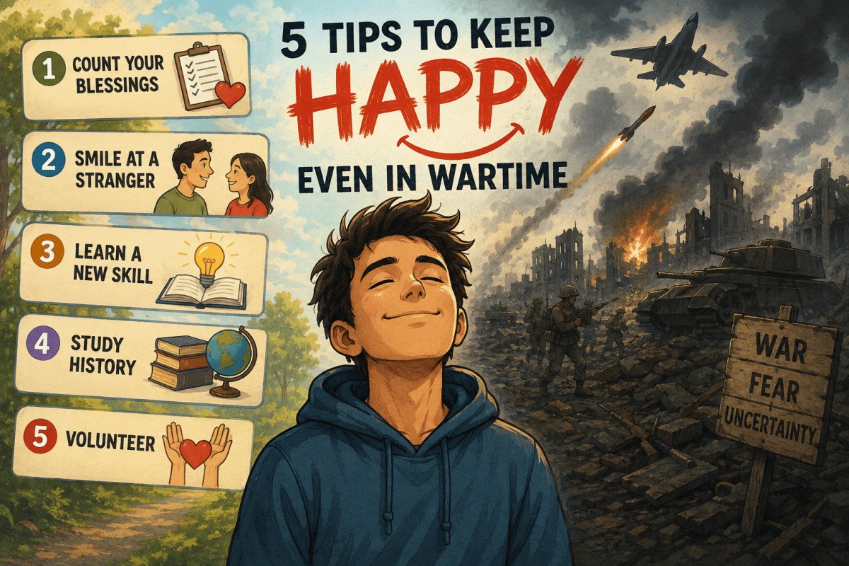 5 Tips To Keep Happy ... Even In Wartime