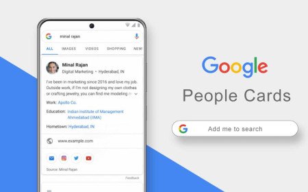 It's Time To Say Goodbye To Visiting Cards As Google Introduces “Peoples Card” In India To Let You Build Your Personalised Public Profile For Search Engine.