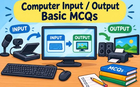 Computer Input / Output Basic MCQs (Long Quiz)