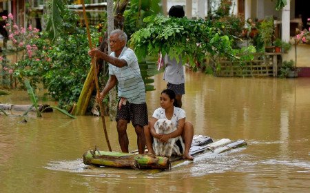 Why is Assam flooded most of the time?