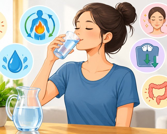 11 important Benefits of Having Water on an Empty Stomach